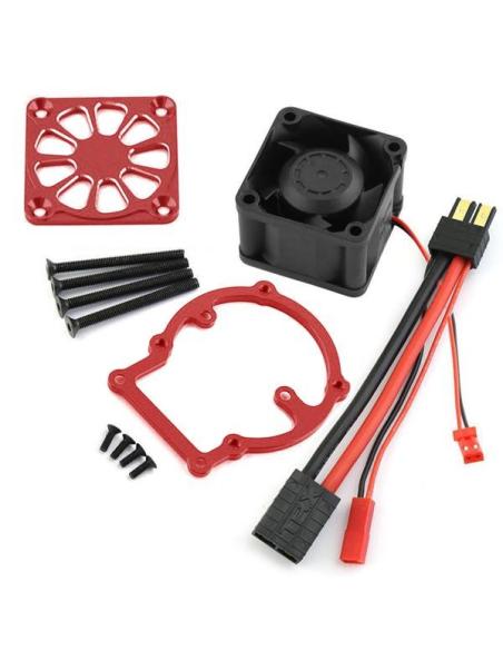 Aluminium Motor Heatsink   cooling Fan Traxxas 1/8