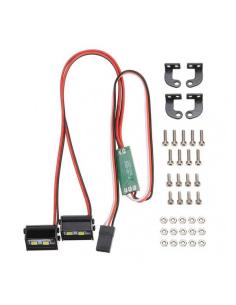 White Double Row 4 Led Roof Spot Lights Crawler