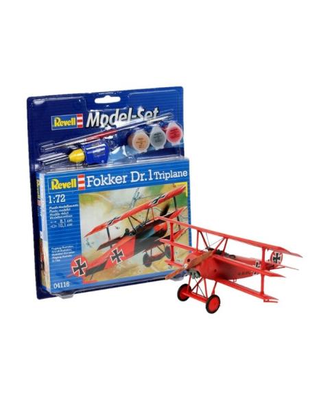 FOKKER DR 1 Triplane 1/72 Model Set Revell