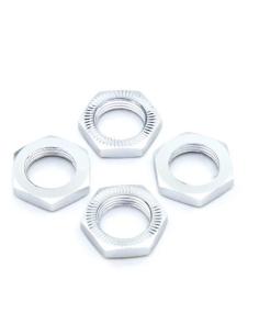 Tuerca de rueda 17mm aluminio Silver 1/8  4 