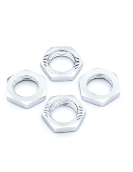 Tuerca de rueda 17mm aluminio Silver 1/8  4 
