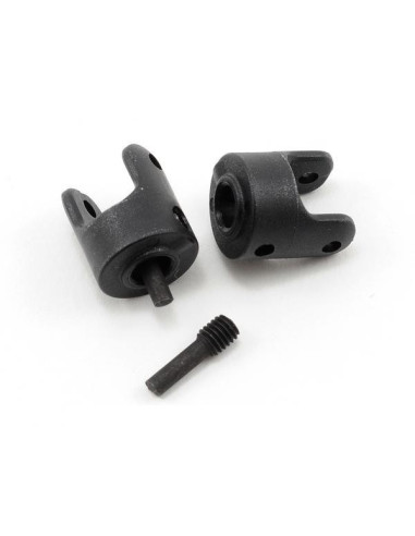 28 7057 Differential & Transmission Yokes w/Hardware Traxxas (2)