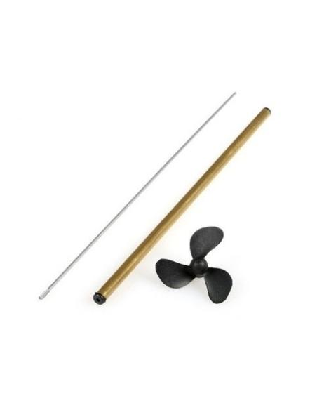 Tubo codaste 225mm hélice tripala 40mm Kavan