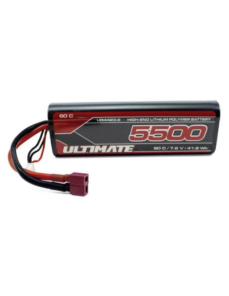 Batería LiPo 7 6v 5500mah 60C HC T-Dean Ultimate R