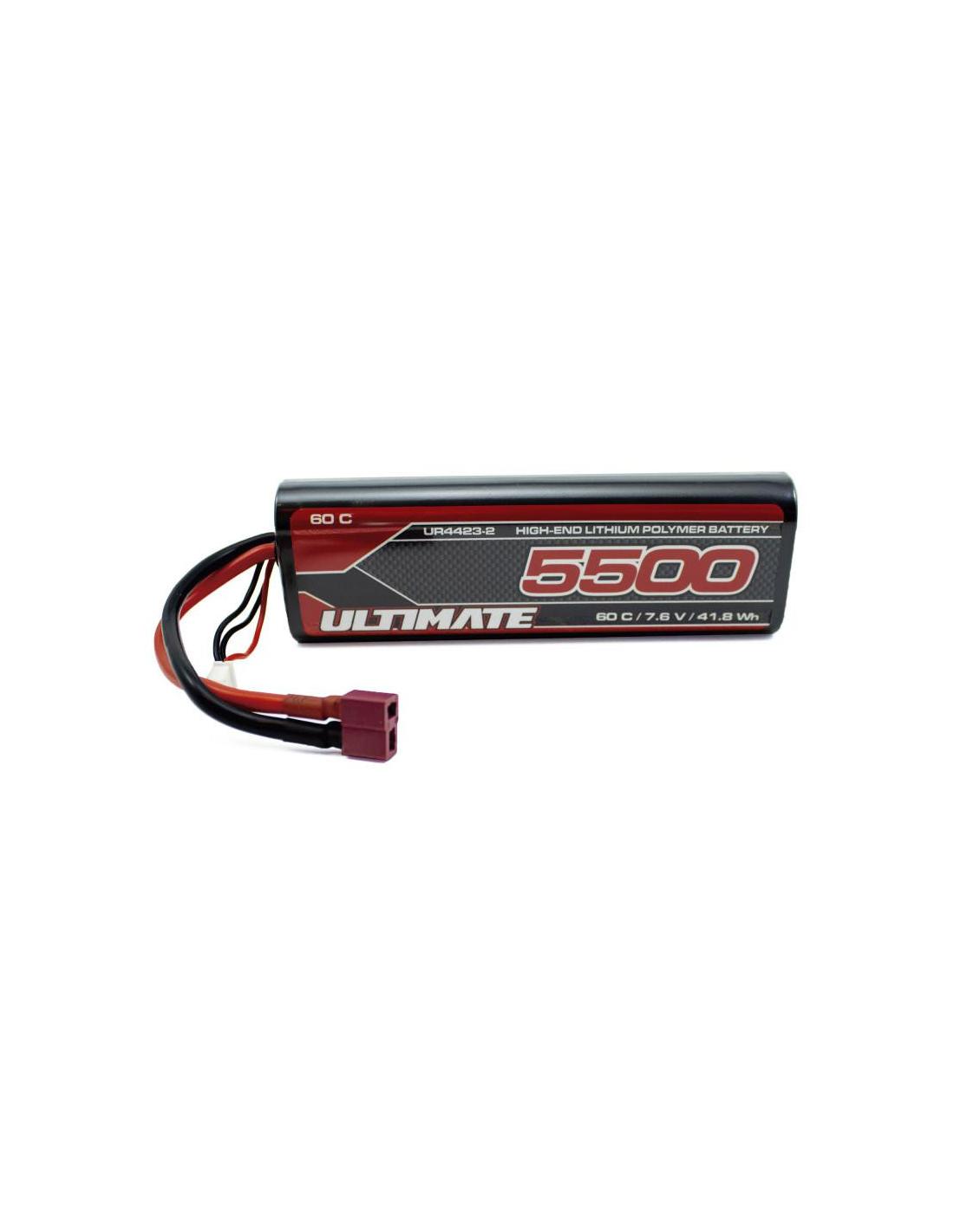 Batería LiPo 7.6v 5500mah 60C HC T-Dean Ultimate Racing