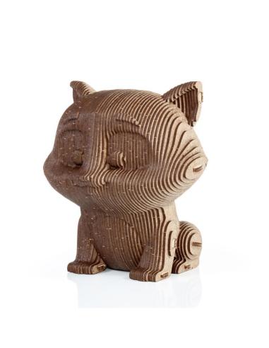 Puzzle Madera EWA Hucha Gato  124 piezas 