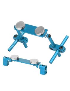 Soportes carrocería magnéticos en aluminio  Azul 