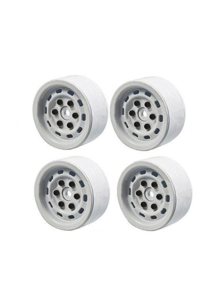 Llanta Crawler Alu 1 9  Beadlock Blanco  4u 