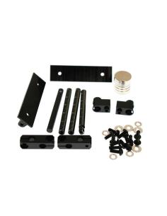 Soportes carrocería magnéticos en aluminio  Negro 