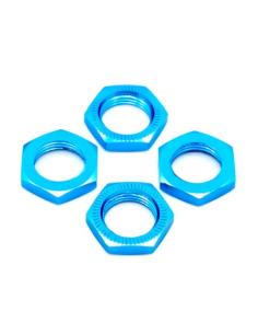 Tuerca de rueda 17mm aluminio Azul 1/8  4 