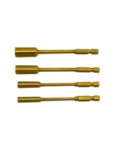 Puntas Titanio  6 35mm/1/4  Hex 4/5 5/ 7/8mm