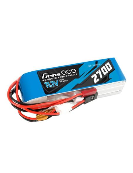 Batería LiPo GENSAce 2700mAh 11 1V TX 3S1P Futaba