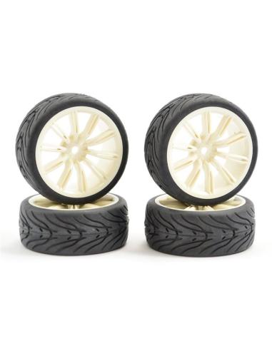 Neumáticos Fastrax 1/10 Street Tread 20sp White