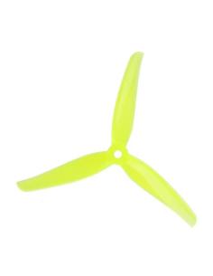 Hélice tripala Nazgul F5 Amarillo transparente  4 