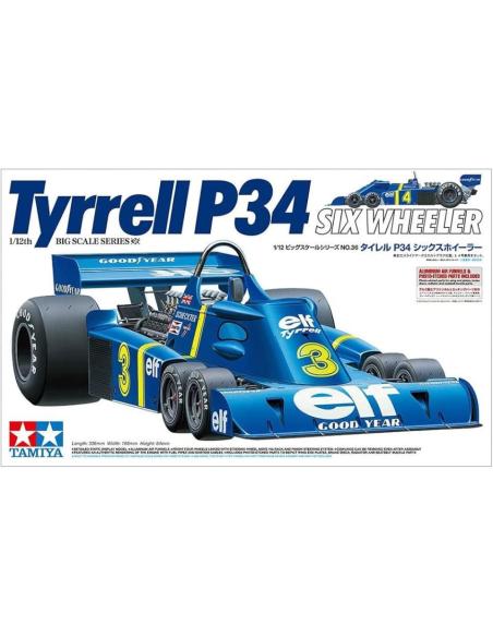 Tyrrell P34 Six Wheel 1976 GP España 1/12 Tamiya