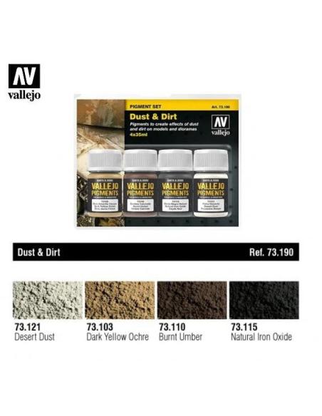 SET PIGMENTOS VALLEJO   Polvo y suciedad