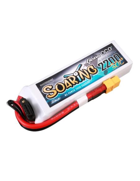 Batería LiPo Soaring 2200mAh 11 1V 30C 3S Gensace