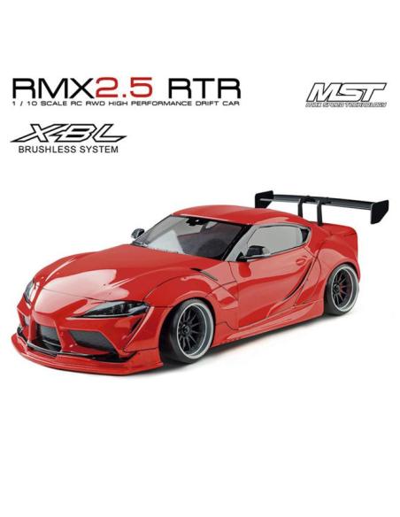 COCHE DRIFT MST RMX 2 5 RWD A90RB BRUSHLESS ROJO