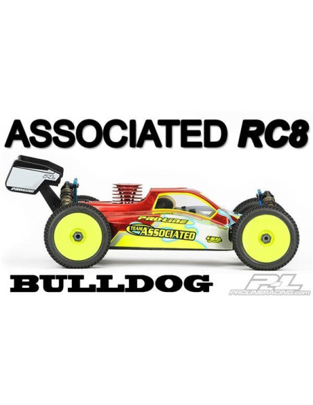 Carrocería Pro-Line BullDog 1/8 Buggy para Associated RC8B (Sin pintar)