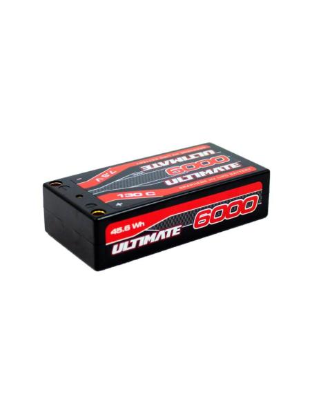 Batería LiPo Shorty 7 6v 6000mah 130C HV 5mm Ultim