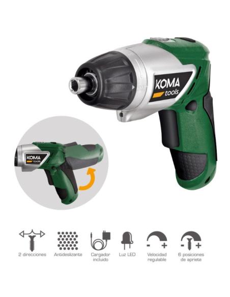 Atornillador a Batería Lithium-Ion 3,6v Koma Tools