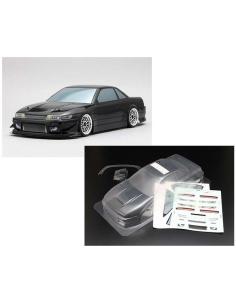 DRIFT X TREME PS13 SILVIA Clear 1/10 Yokomo