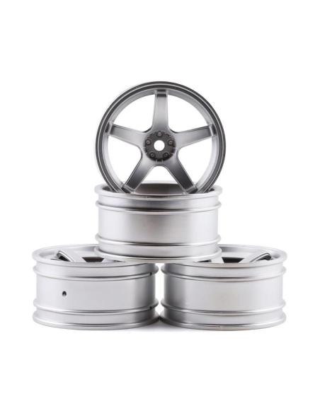 Llantas MST Drift Offset  5 Silver 832004FS  4u 