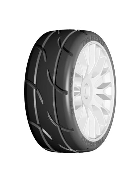 Neumáticos 1/8 Rally Game GRP XM4 Blanca  2 