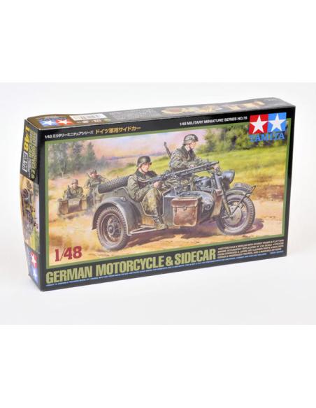 German Motorcycle and Sidecar 1/48 Tamiya