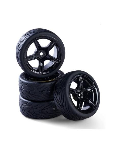 Set Ruedas Design 5sp Carson Negro 1/10