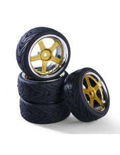 Set Ruedas Design 5sp Carson Gold/Silver 1/10