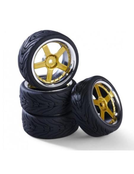 Set Ruedas Design 5sp Carson Gold/Silver 1/10