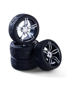 Set Ruedas Design 5sp Carson Silver 1/10
