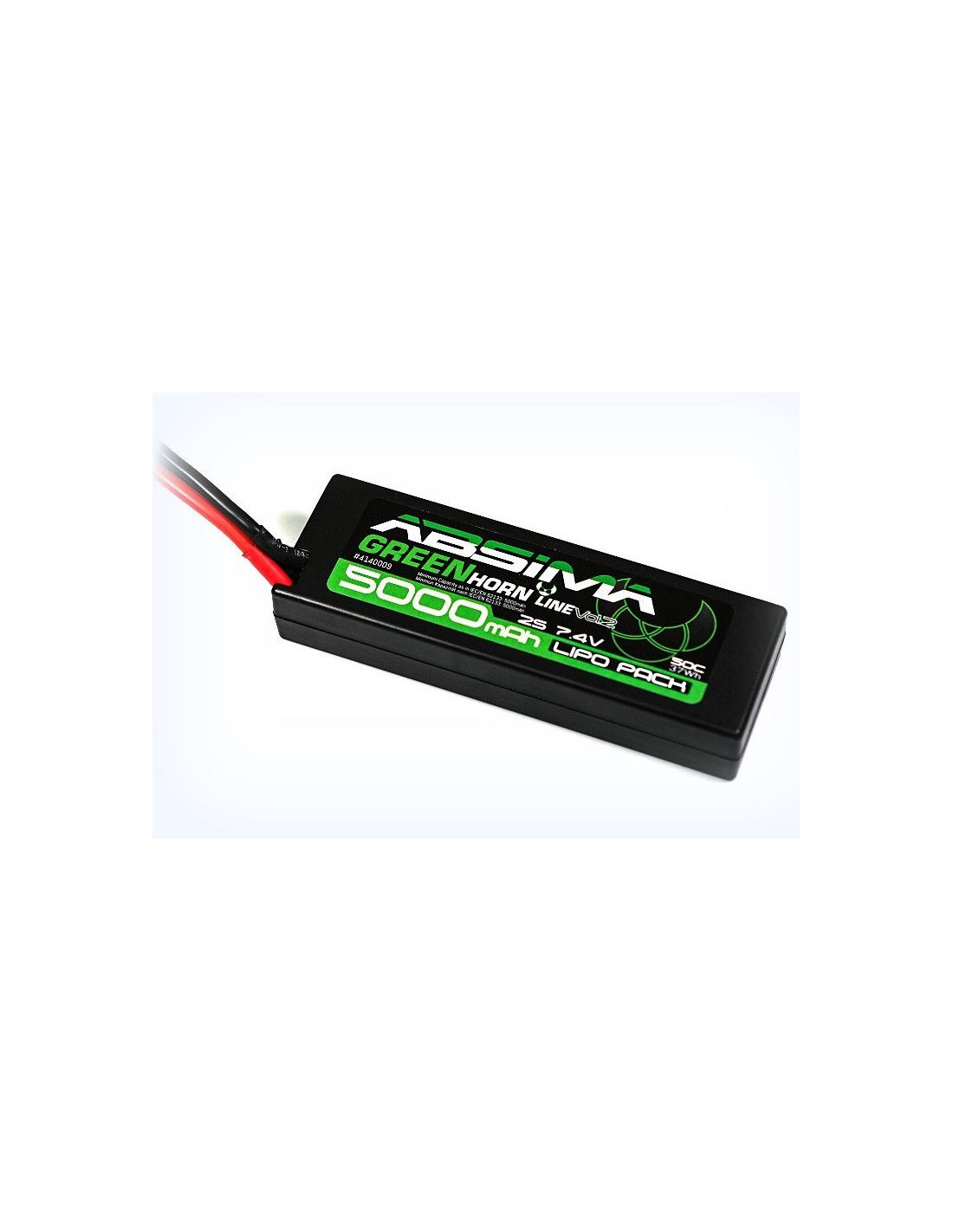 LiPo Absima 7.4V 50C 5000 Hardcase (T-Plug)