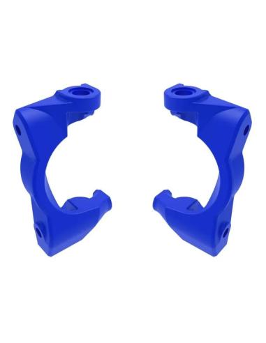 Caster blocks  c-hubs   left & right  blue 