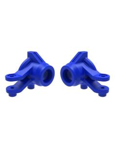 Steering blocks  left & right  blue 