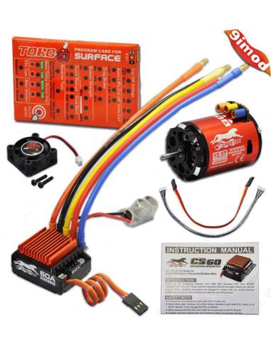 Combo CHEETAH 60A SENSORED 1/10  ESC 60A MOTOR 13 