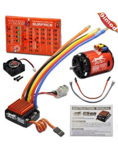 Combo CHEETAH 60A SENSORED 1/10  ESC 60A MOTOR 17 