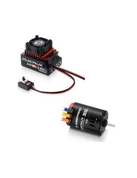 Combo Hobbywing Quicrun 10BL120 G2 Sensor 3650SD 13.5T