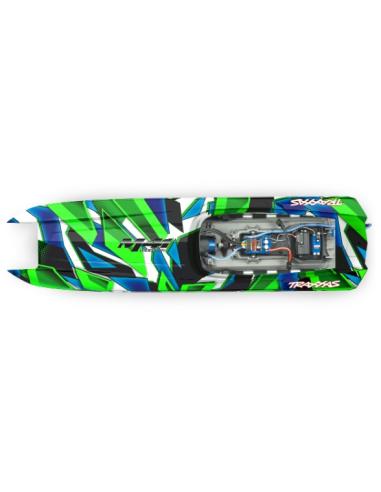 Lancha DCB M41 Catamaran Traxxas Race Boat TQi TSM