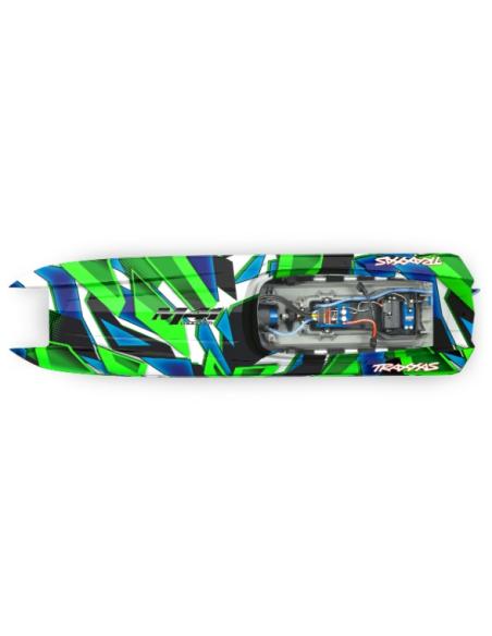 Lancha DCB M41 Catamaran Traxxas Race Boat TQi TSM