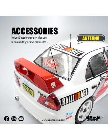Mitubishi Lancer 1/10 EVO IV Rally Catalunya 1997