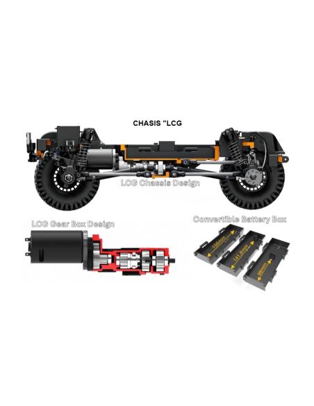 Crawler Absima CR4.4 PATROL RTR 1/10 Crema