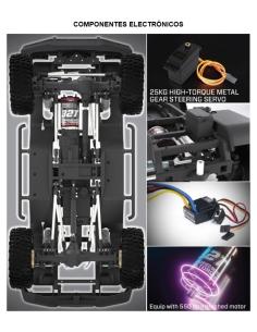 Crawler Absima CR4 4 PATROL RTR Azul Claro 2