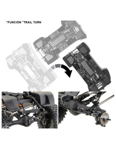 Crawler Absima CR4.4 PATROL RTR Azul Oscuro