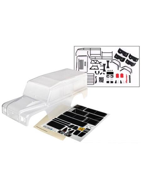 TRX8011 Body, Land Rover Defender (clear) TRX4 Traxxas.