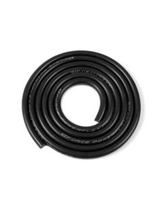 Cable siliconado 12AWG OD 4 5mm 1m Negro Powerlfex