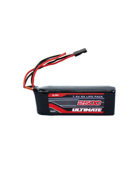 Batería LIPO Receptor Ultimate 7 4v 2500mah Plana