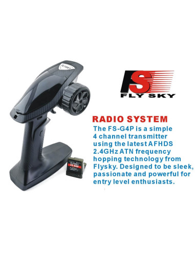 HSP GT PRO 1/10 2.4 GHz Brushless On-road Gris