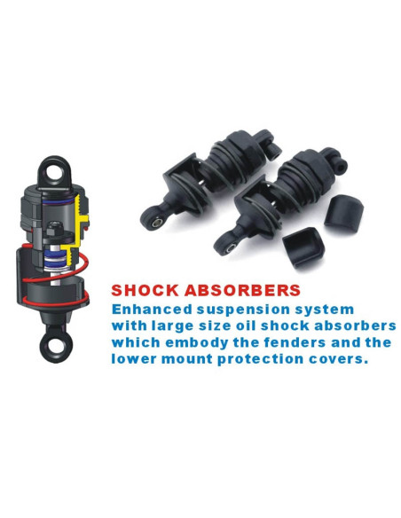 HSP GT PRO 1/10 2.4 GHz Brushless On-road Amarillo